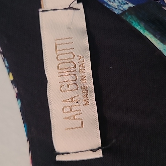 Lara Guidotti Silk Blend Floral Paisley Sleeveless Maxi Dress Sz L Boho Flowy - Picture 2 of 13